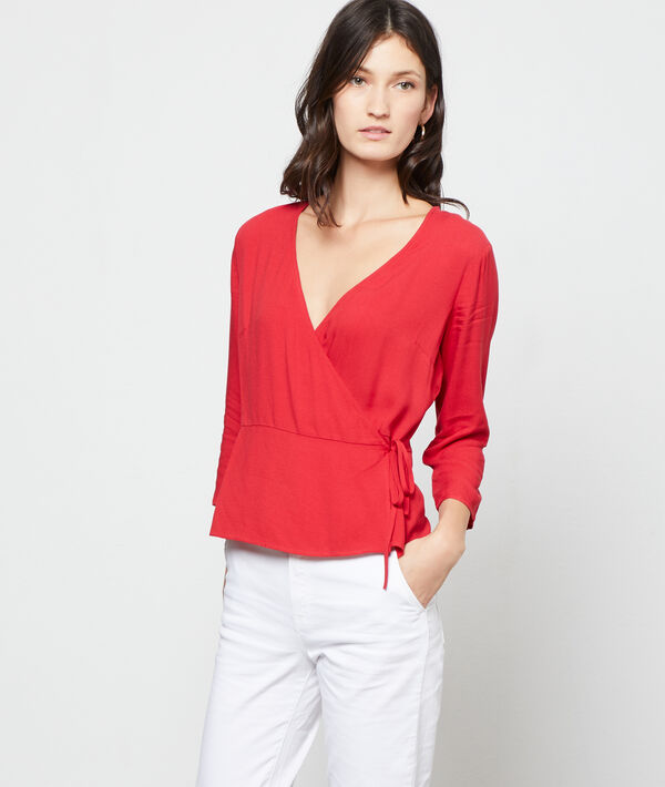 Blouse cache-coeur Blouse cache-coeur