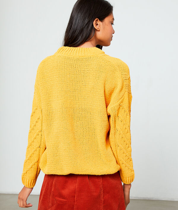 Pull torsadé en grosse maille Pull torsadé en grosse maille