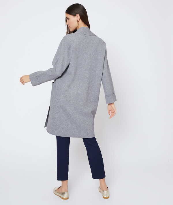 Gilet long en maille douce Gilet long en maille douce