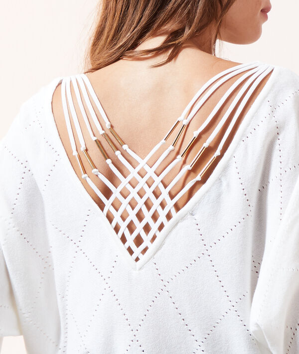 Pull dos croisé Pull dos croisé
