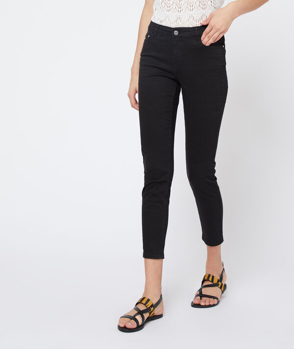 Pantalon slim court en coton Pantalon slim court en coton