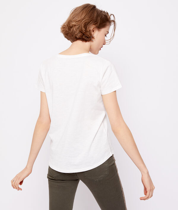 T-shirt col v 100% coton bio T-shirt col v 100% coton bio