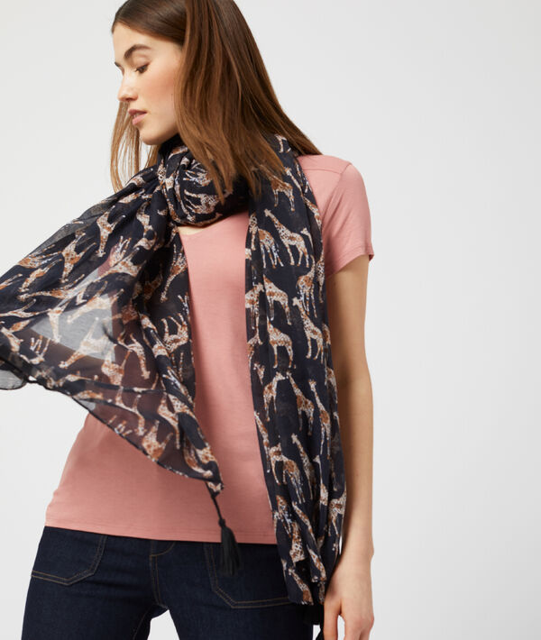 Foulard à imprimé girafe - SABAR - TU - - Femme - Etam