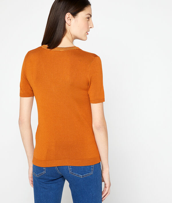 Pull manches courtes en maille fine Pull manches courtes en maille fine