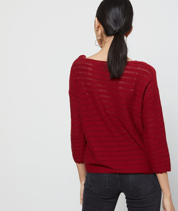 Pull en maille ajourée Pull en maille ajourée
