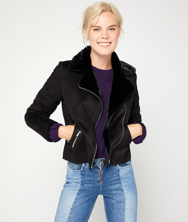 Blouson biker fourré Blouson biker fourré