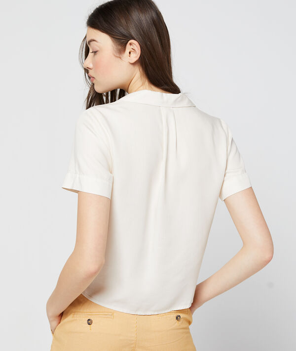 Chemisier à nouer en tencel® Chemisier à nouer en tencel®