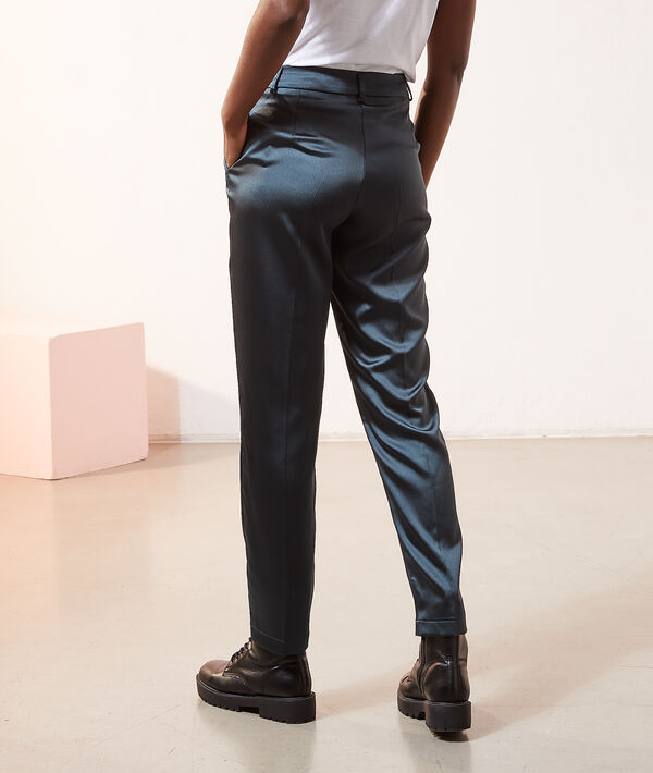 Pantalon cigarette satiné Pantalon cigarette satiné