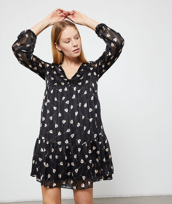 Robe fluide imprimé fleuri Robe fluide imprimé fleuri