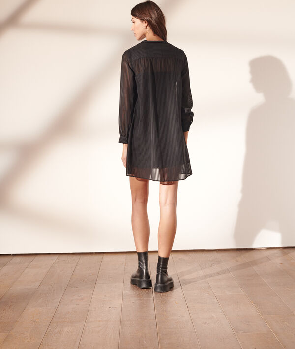 Robe chemise col lavallière Robe chemise col lavallière
