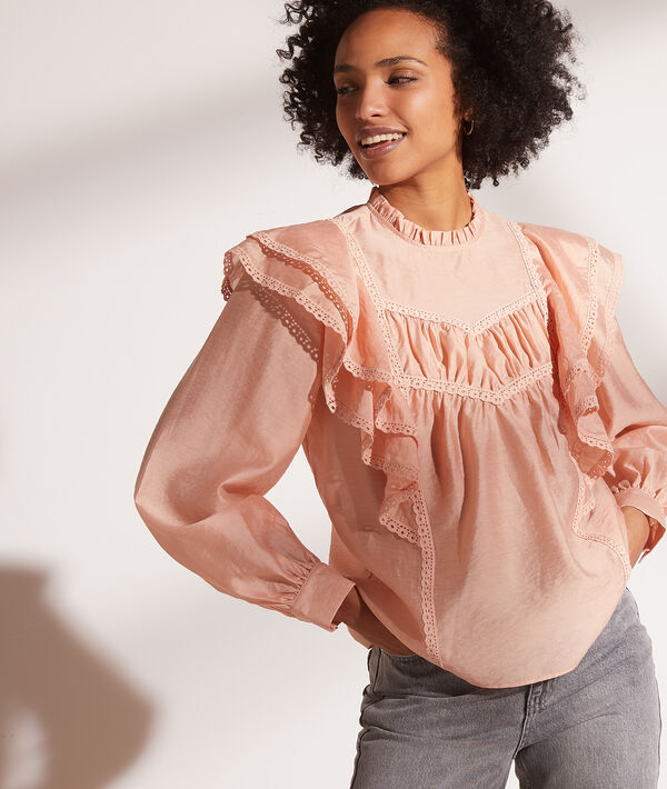 Blouse avec volants sur les manches Blouse avec volants sur les manches