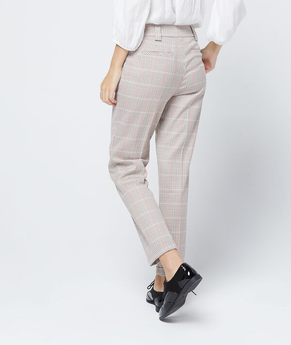Pantalon cigarette à carreaux Pantalon cigarette à carreaux