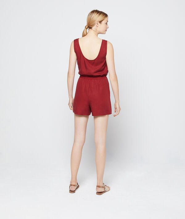 Combishort ceinturée en tencel® Combishort ceinturée en tencel®