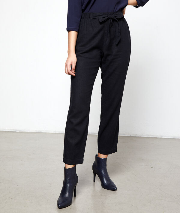 Pantalon carotte à nouer Pantalon carotte à nouer