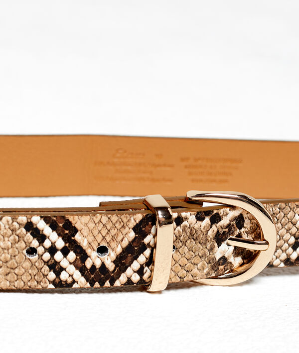 Ceinture à imprimé serpent Ceinture à imprimé serpent