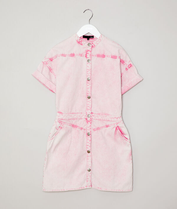 Robe effet délavée en coton Robe effet délavée en coton