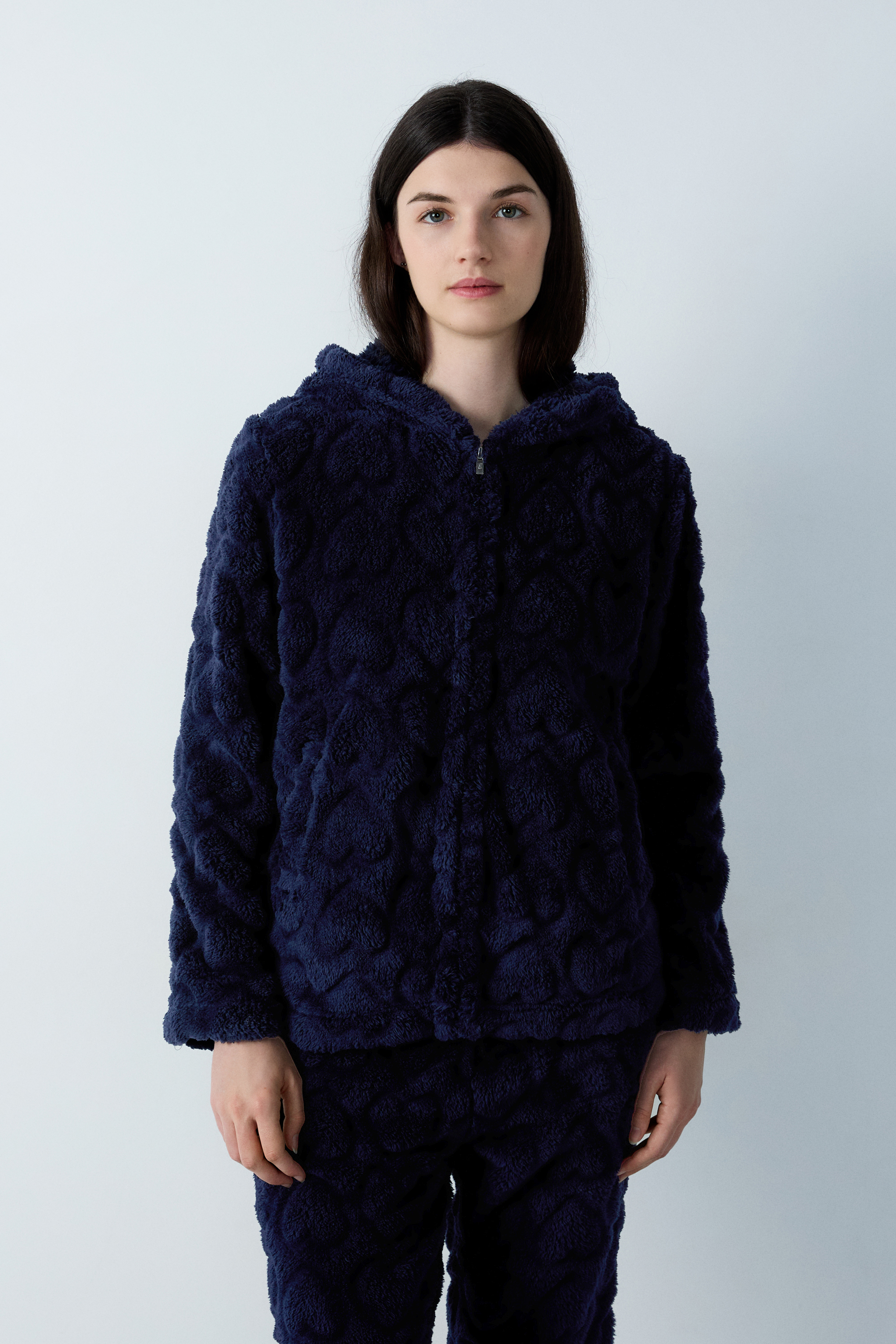 Veste à capuche polaire