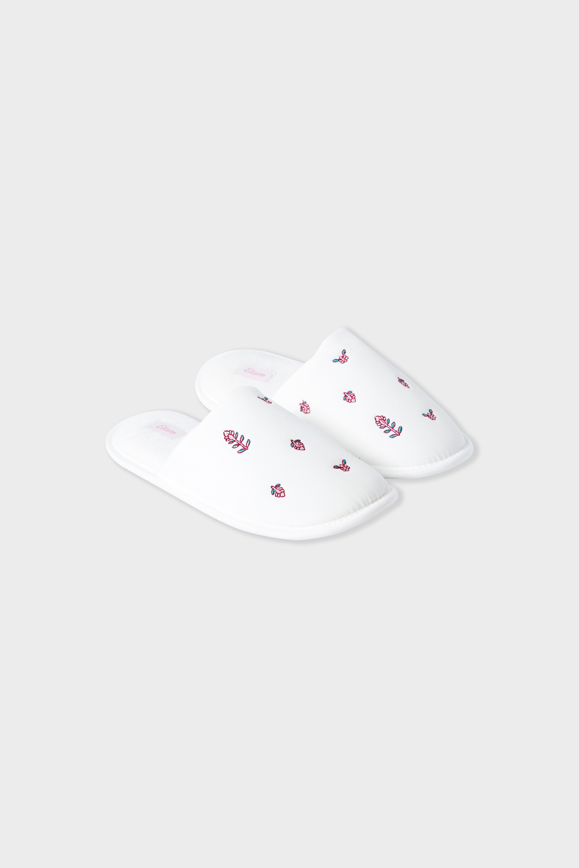 Chaussons Fantaisie Chien Etam - Pointure 38/39, Couleur Blanc Crème, Neufs Sans Emballage