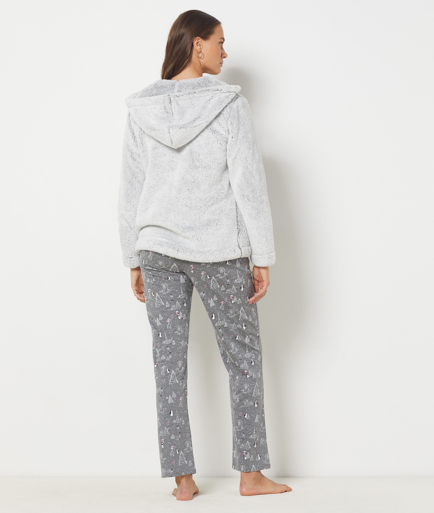 Interieur Polaire Etam Peignoir Polaire Ensemble Pyjama Pièces