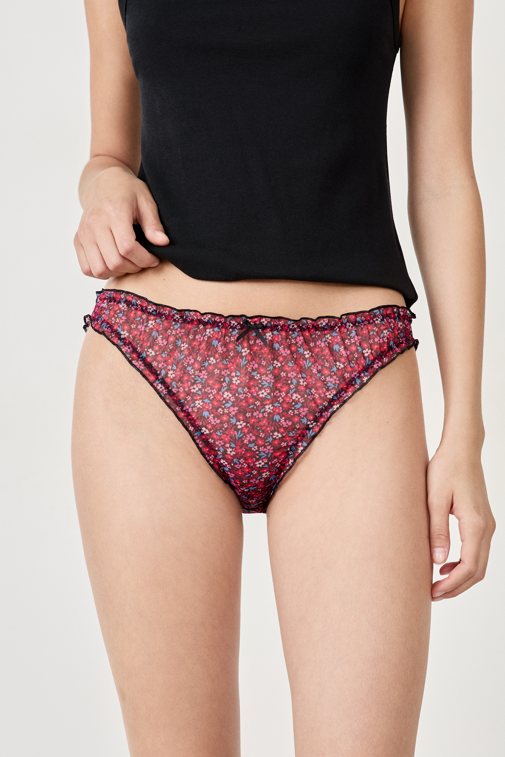 Culotte bloomer imprimée BLISS2 IMP FD BRIQUE ETAM