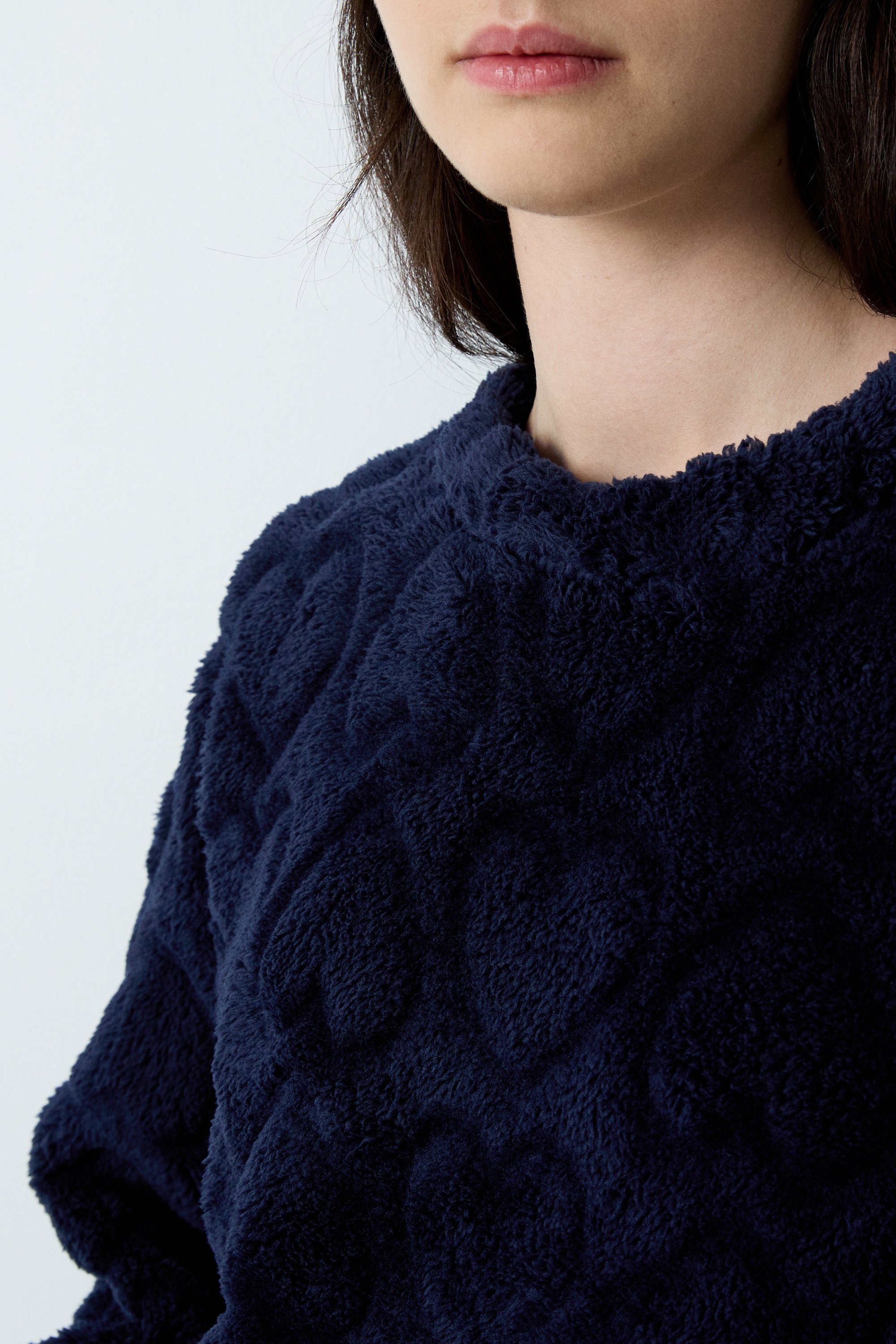 Sweat de pyjama polaire FILBERT BLEU NUIT ETAM