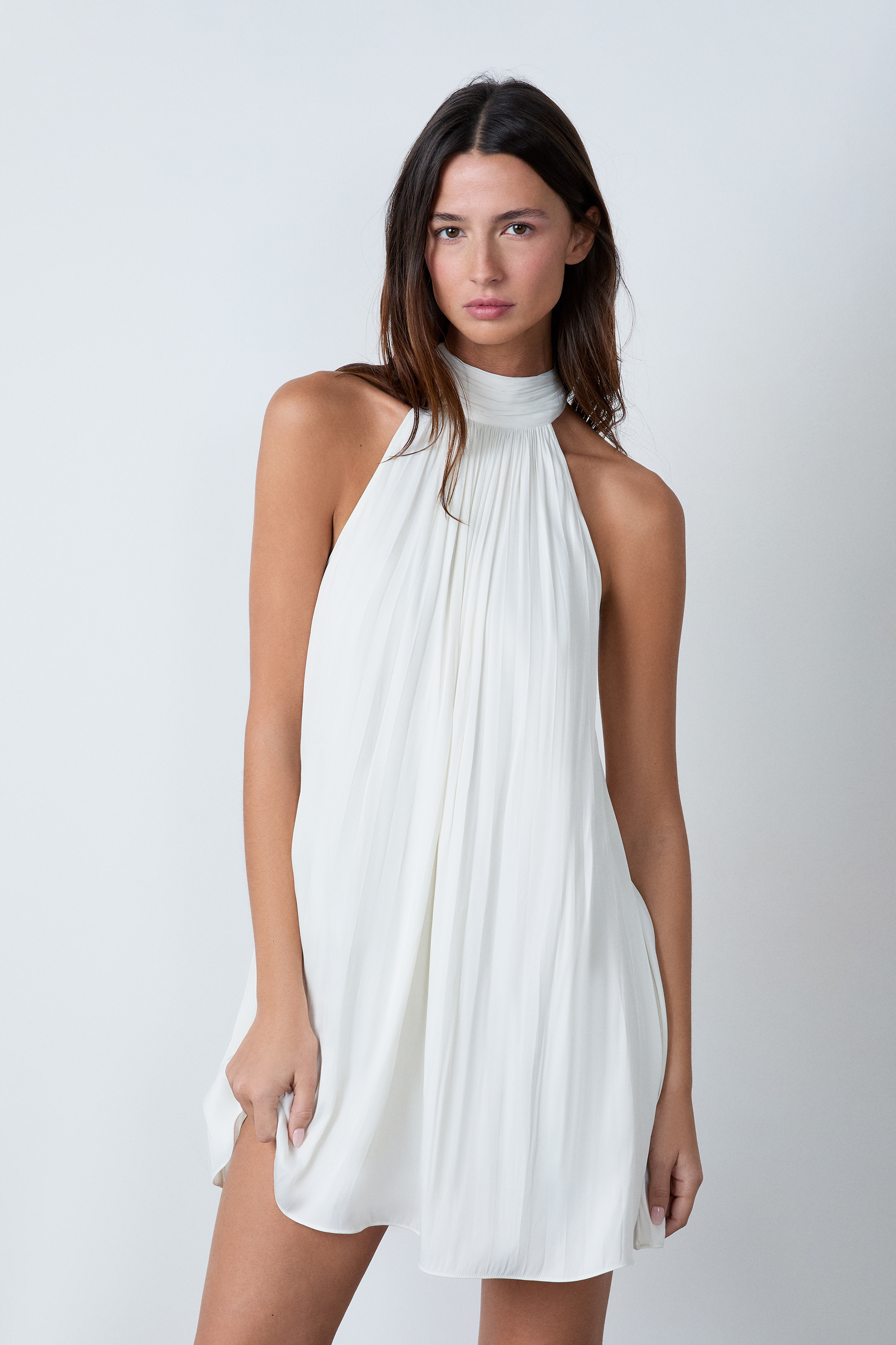 Robe tour de cou courte