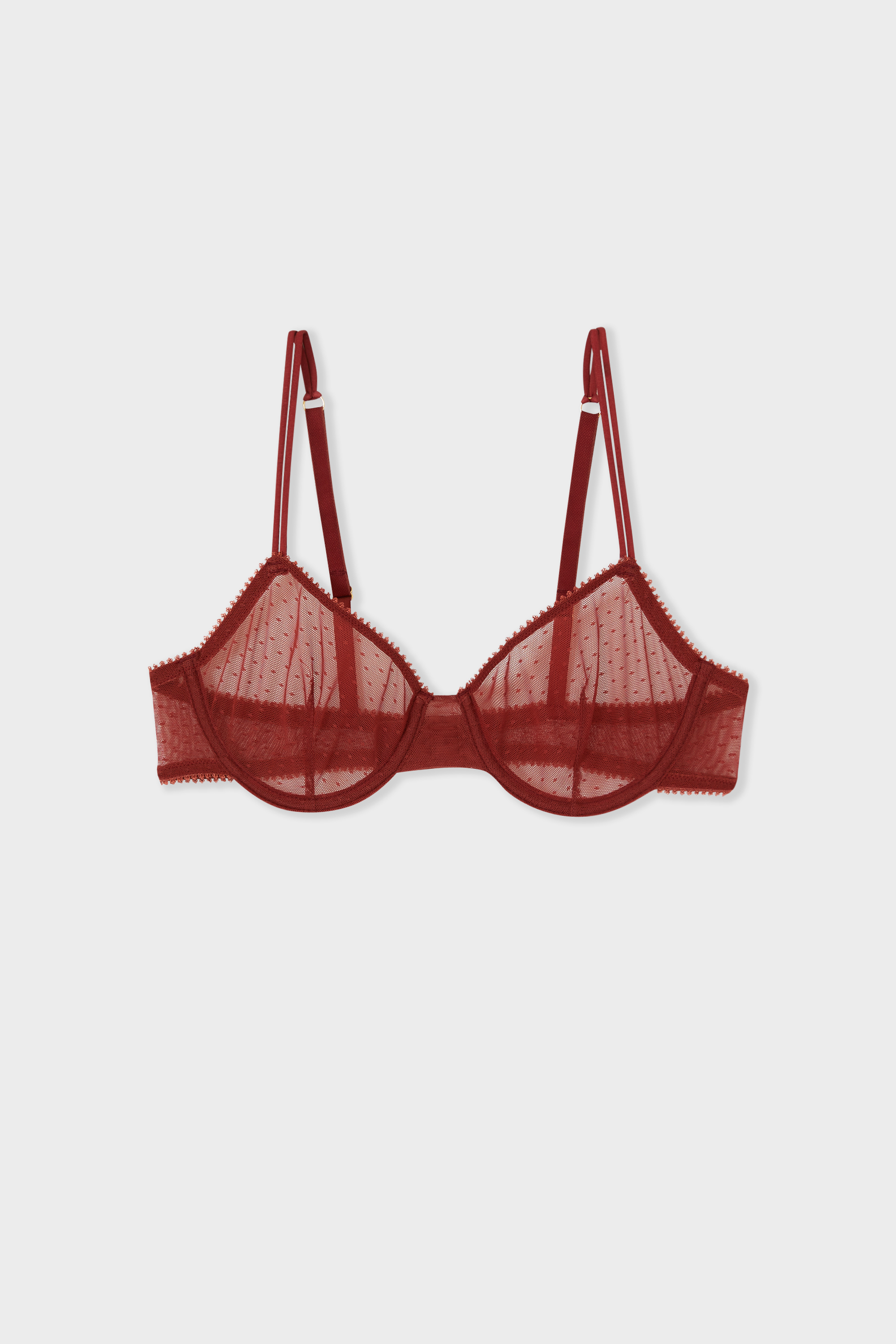 Soutien-Gorge Valisere 'Cirque Lumineux' - Redresse-Seins En Tulle Rouge - Taille FR85C - Neuf