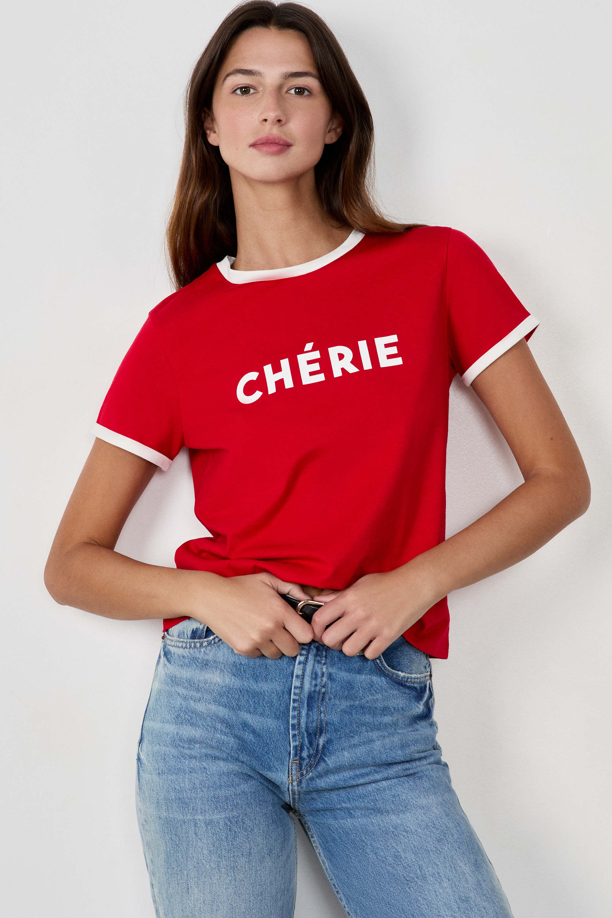 T-shirt Rayé Gymboree Manches Courtes Rouge/blanc - Taille 5-6 Ans, 100% Coton, Neuf Avec étiquette