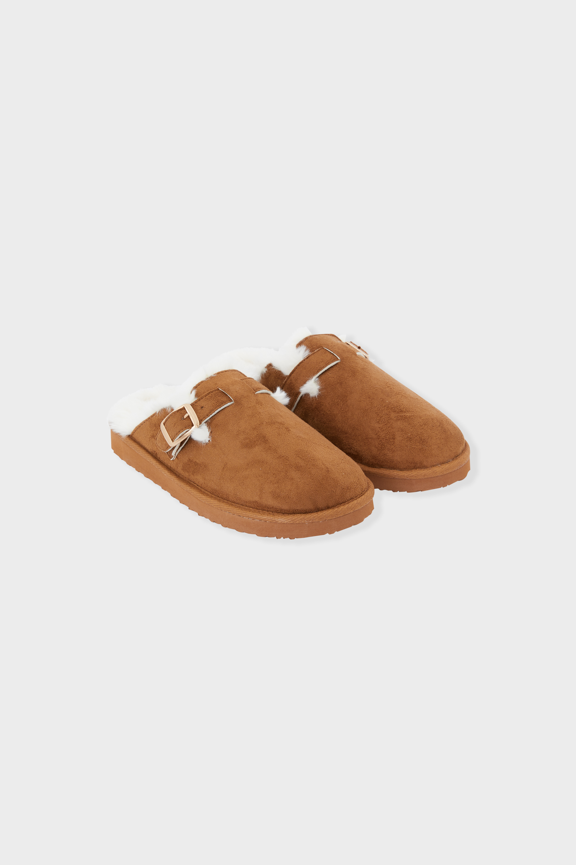 Chaussons mules avec fausse fourrure POLYESTER - ETAM