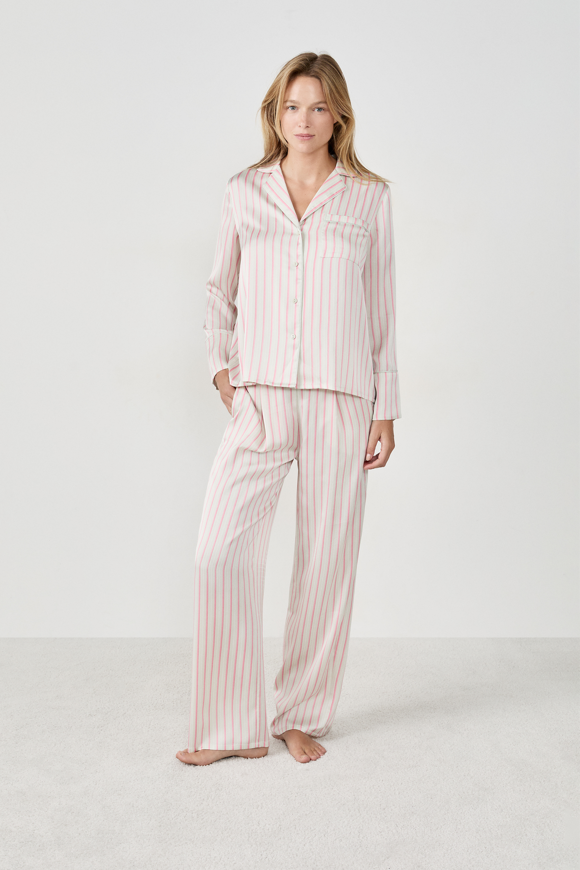 Ensemble de pyjama 2 pièces à rayures POLYESTER - ETAM