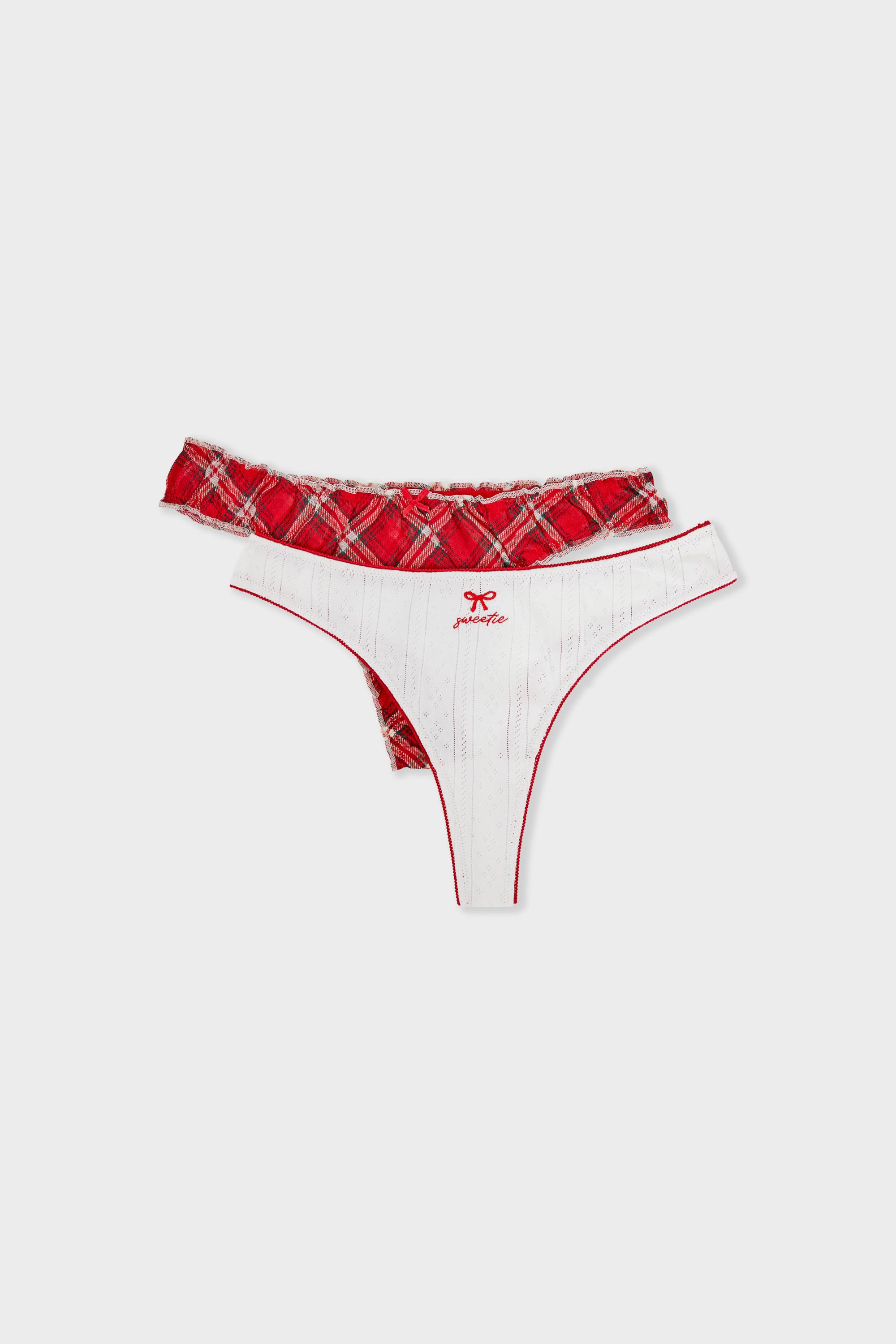 Lot de 2 tangas en coton - ETAM