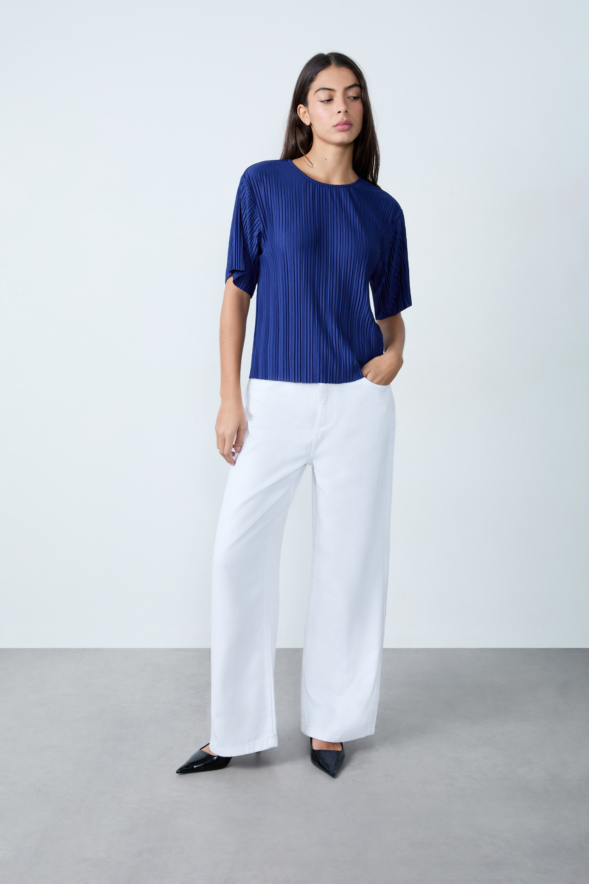 Chemise à Manches Courtes Coupe Décontractée | Bleu | Tommy Hilfiger