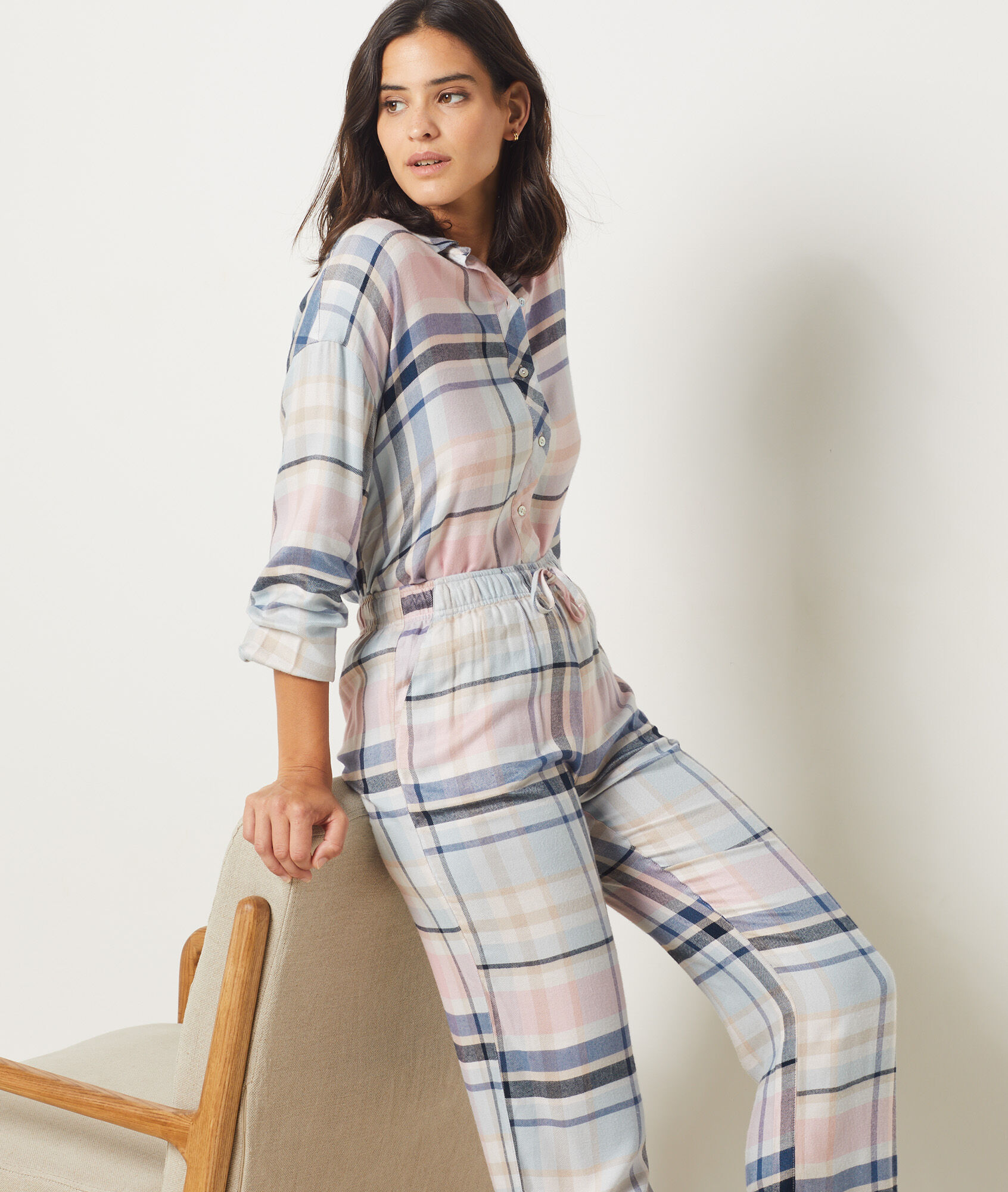 Pantalon de pyjama à carreaux VISCOSE - ETAM