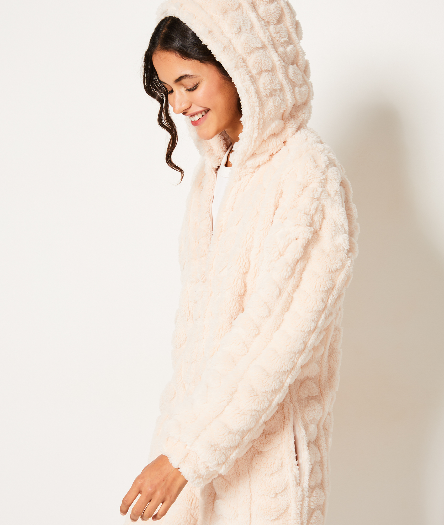 Etam Combinaison Surpyjama Femme Combinaison Polaire MARKA ROSE