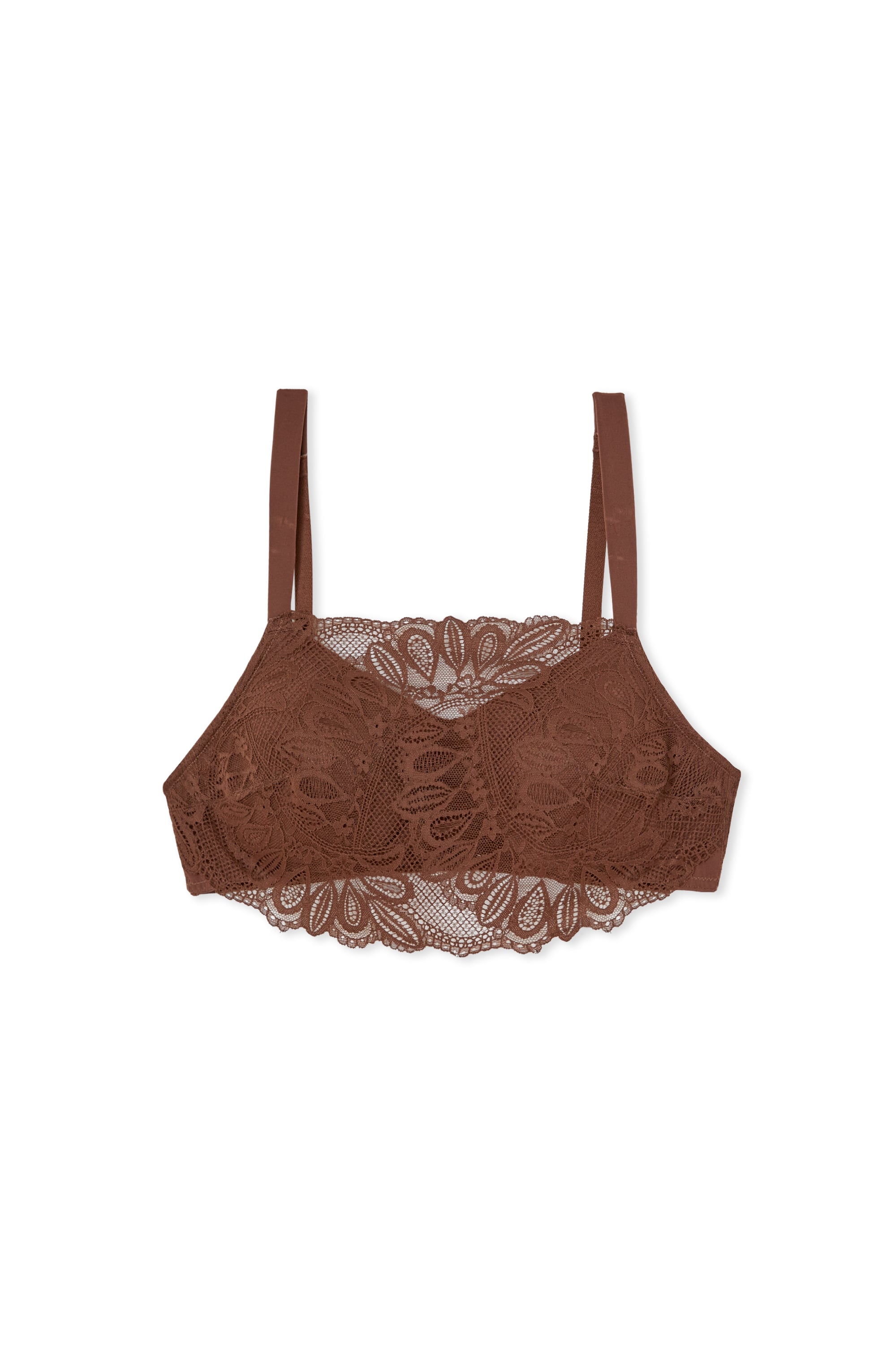 Soutien-gorge coques fines en dentelle post-mastectomie