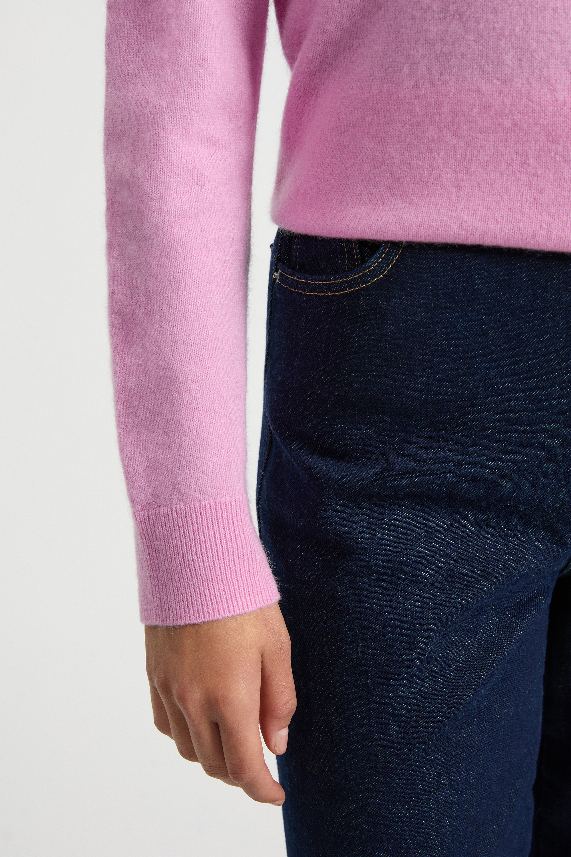 Pull Fille I Pinco Pallino Coton Cachemire à Motifs Câble - Taille 10, Manches Cloche Occasion