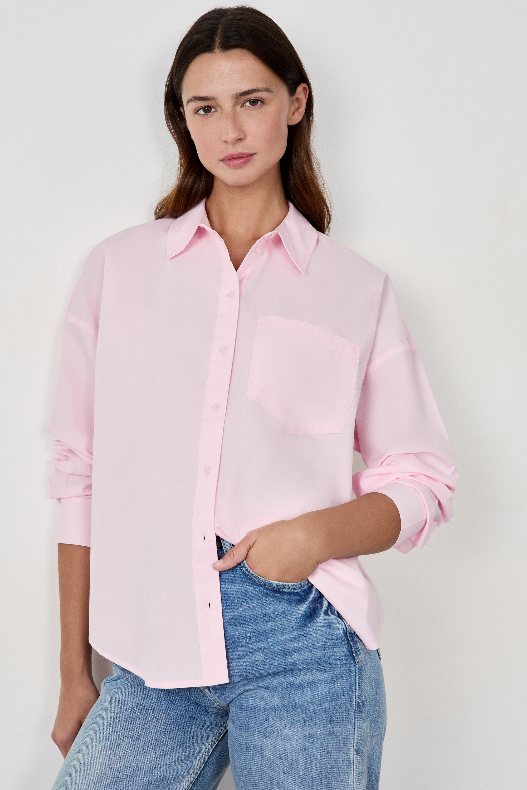 Chemise Popeline Femme Coton Certifié - REUNI | Centre Commercial