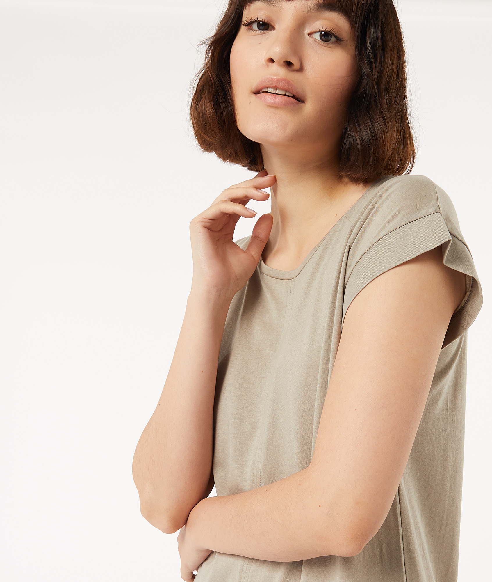 Chemise de nuit - GAM - KAKI - ETAM