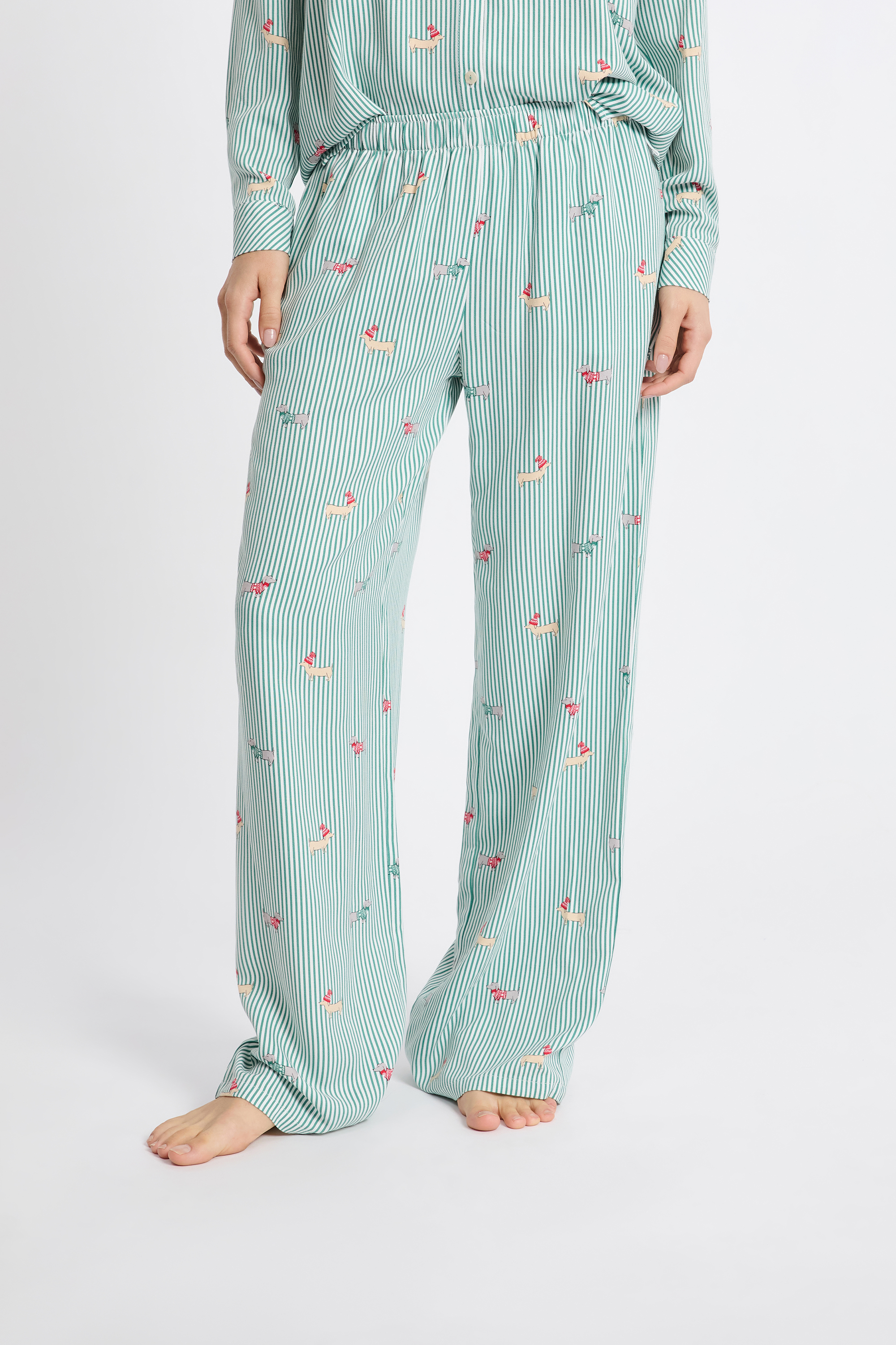 Pantalon de pyjama à motifs teckels VISCOSE - ETAM