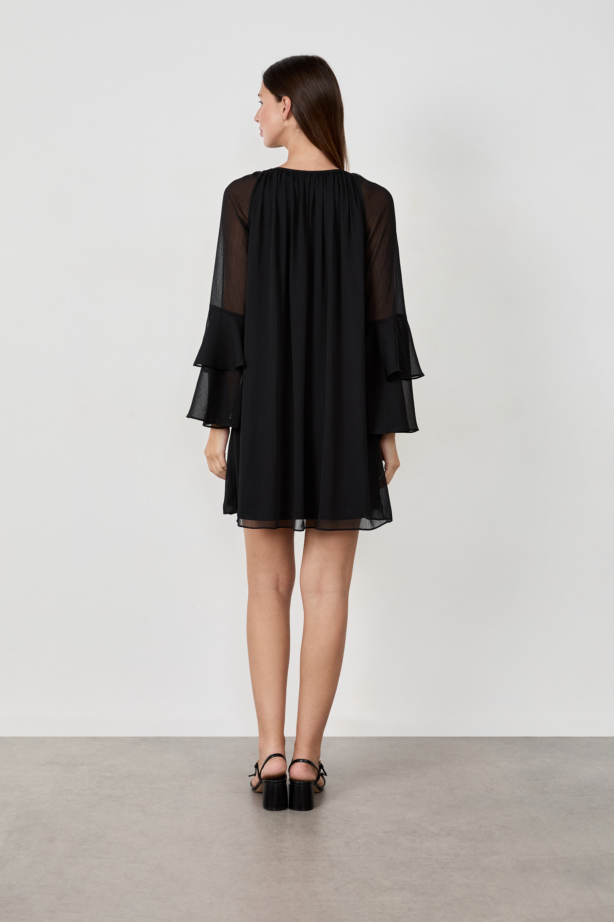 Etam Robe Noir Fluide Courte ETAM Robe Bustier Fluide S 36 Motifs