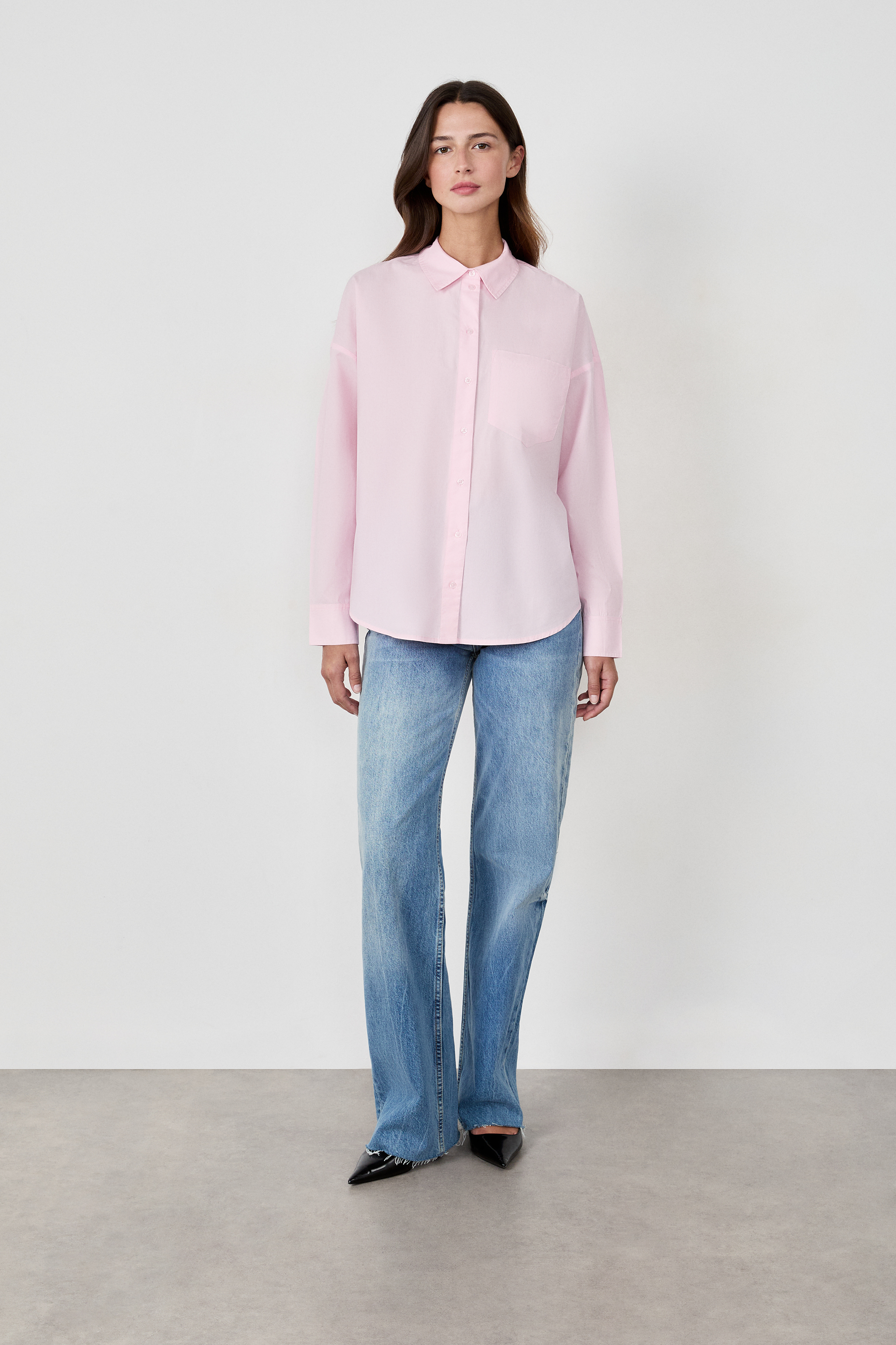 Chemise Popover Imprimée Pink Republic Junior Taille XL - Neuve Avec étiquette, Origine 36