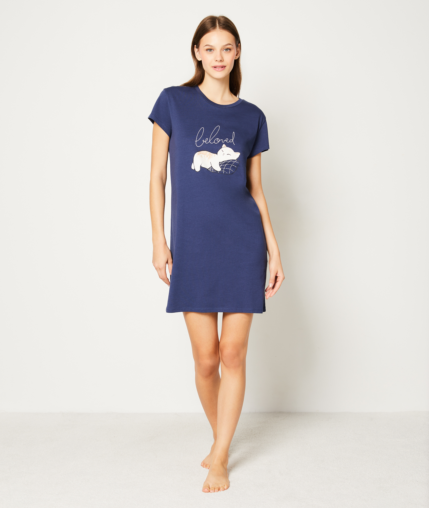 Riviera Chemise De Nuit Le Chat Soldes Riviera Le Chat Chemise