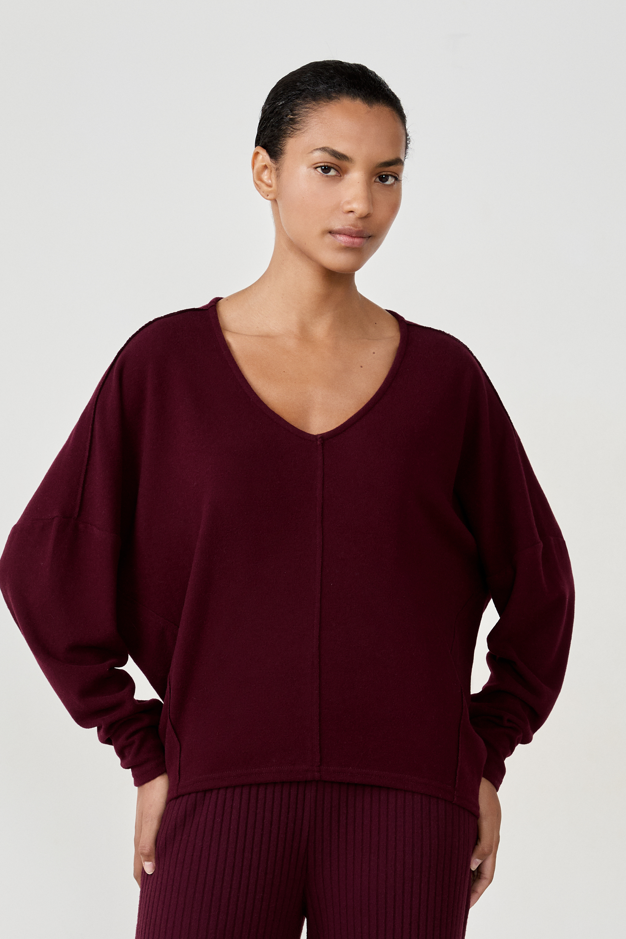 Pull col V TRICOT - ETAM