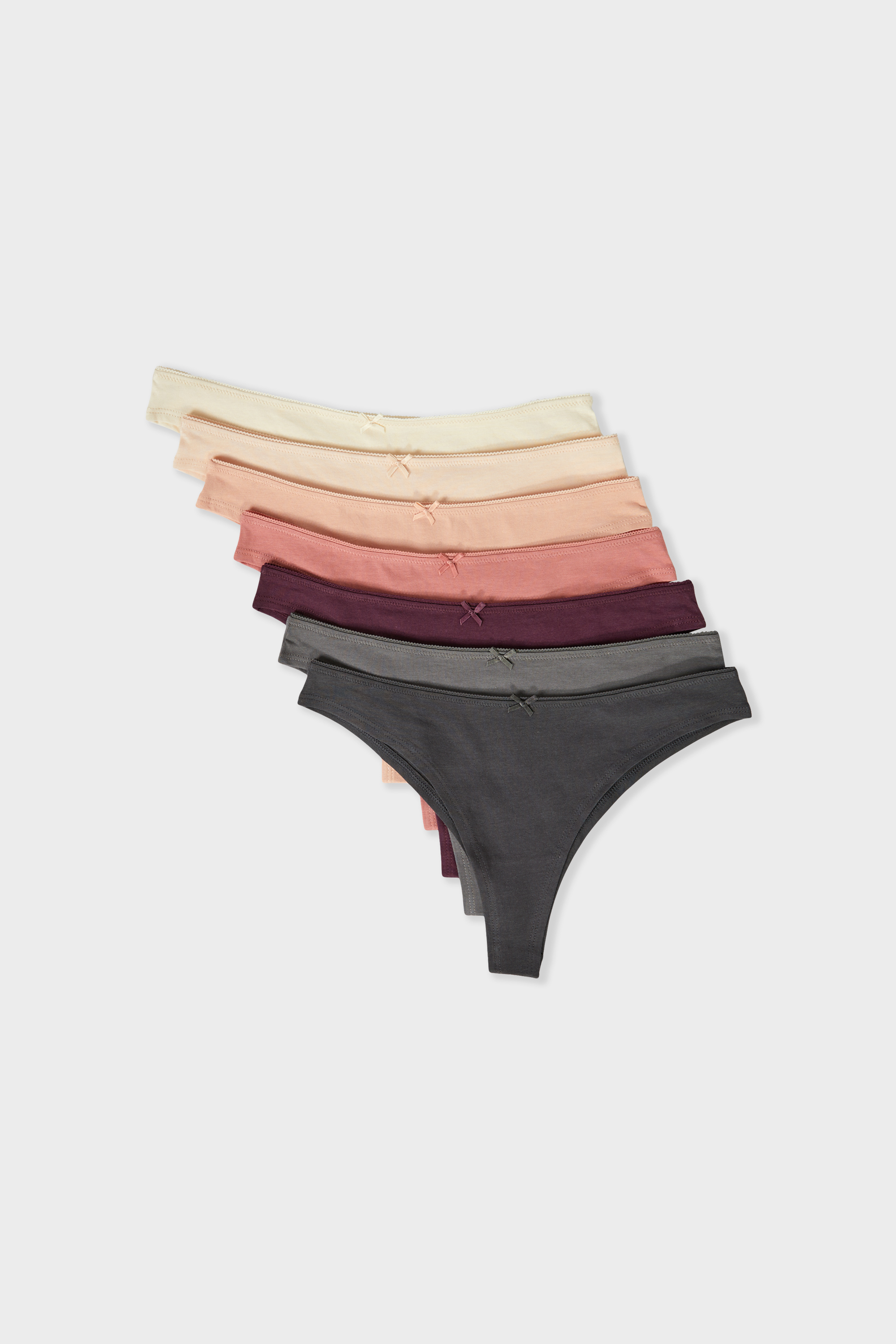Culottes Brésiliennes Femme En Coton - Lot De 6 - Respirant Et Confortable - Taille S à XXL