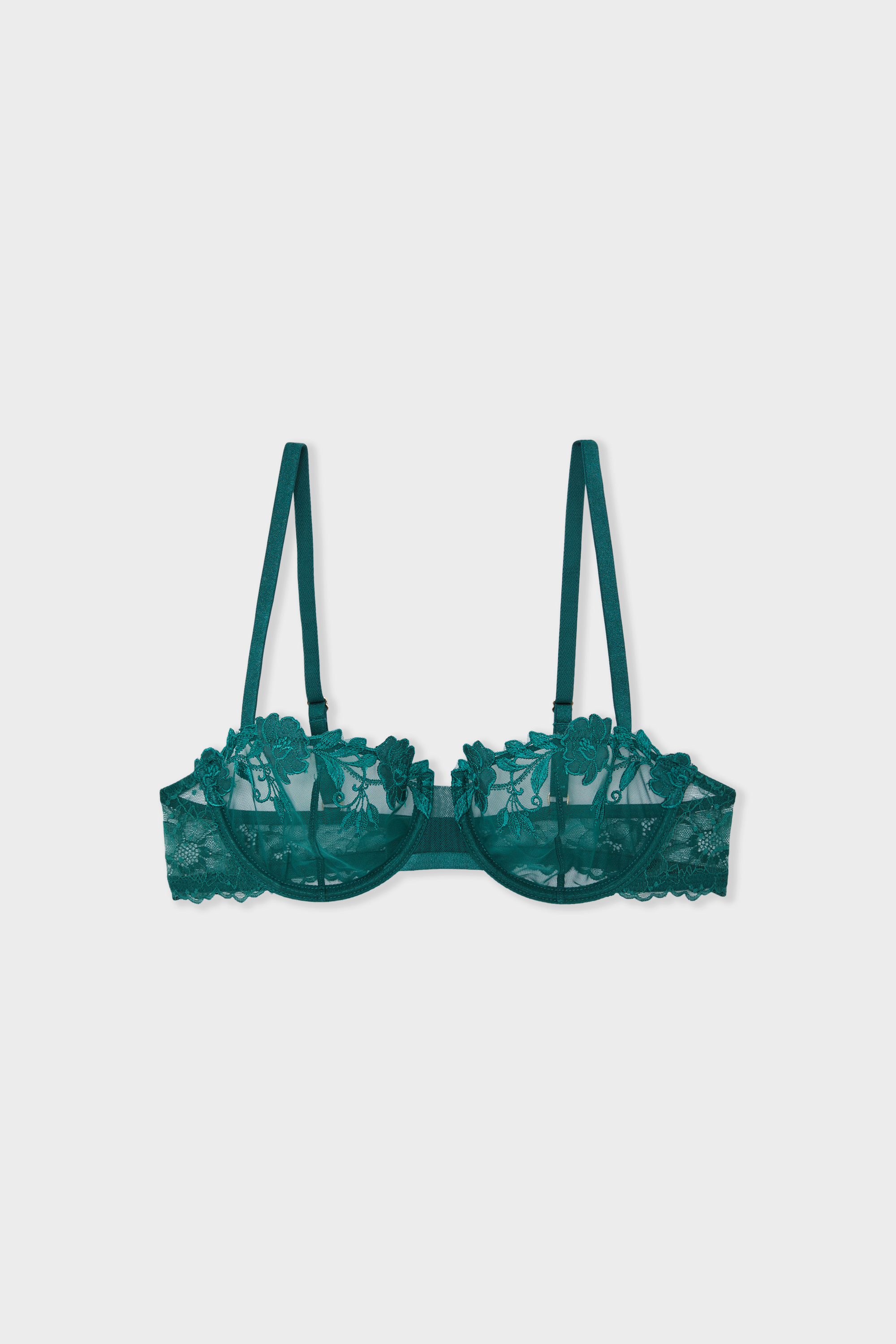 Soutien-gorge Balconnet Fantasie Evie 32D Vert Foncé - Armatures, Neuf Avec étiquettes
