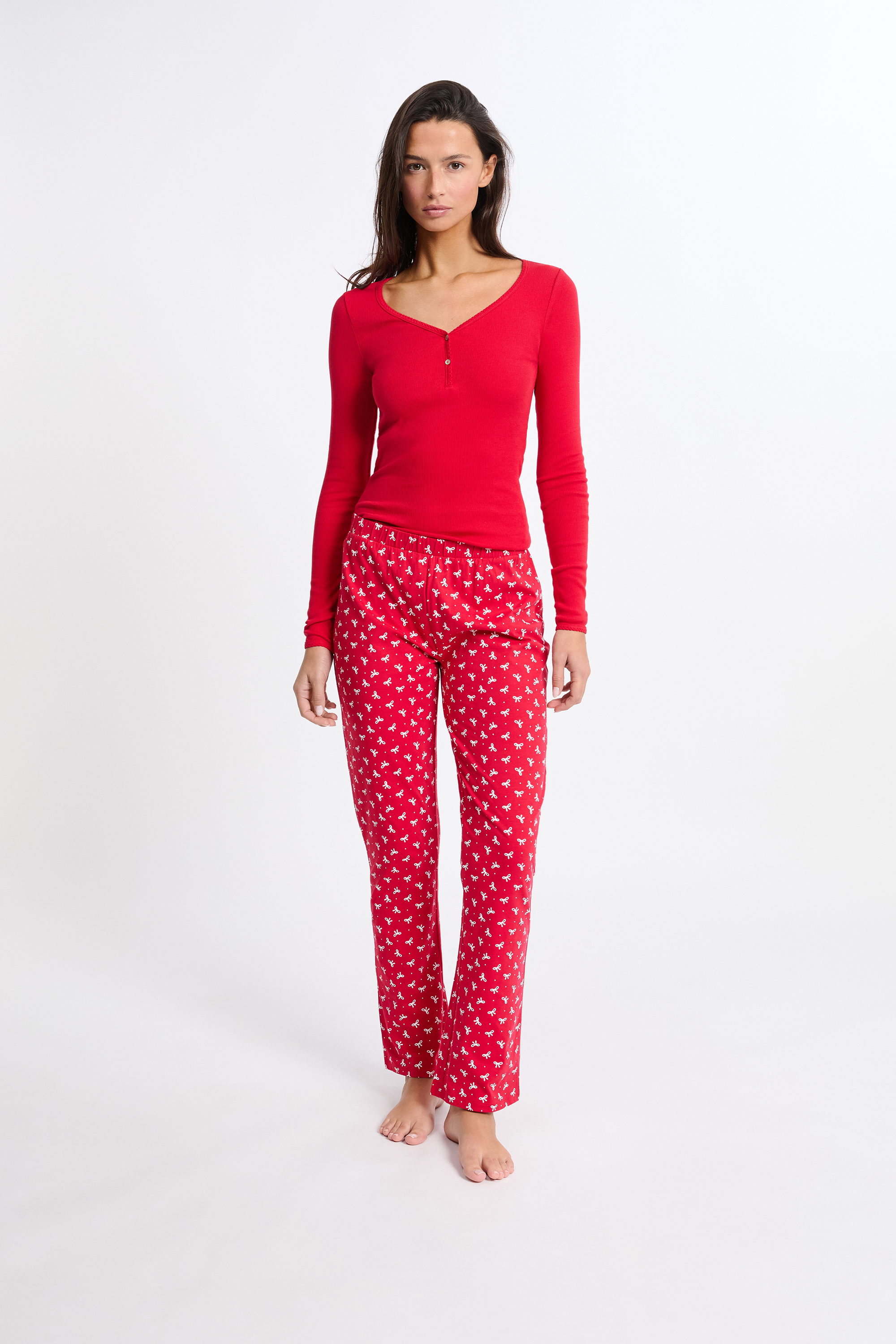 Coffret pyjama 2 pièces à motifs avec coton