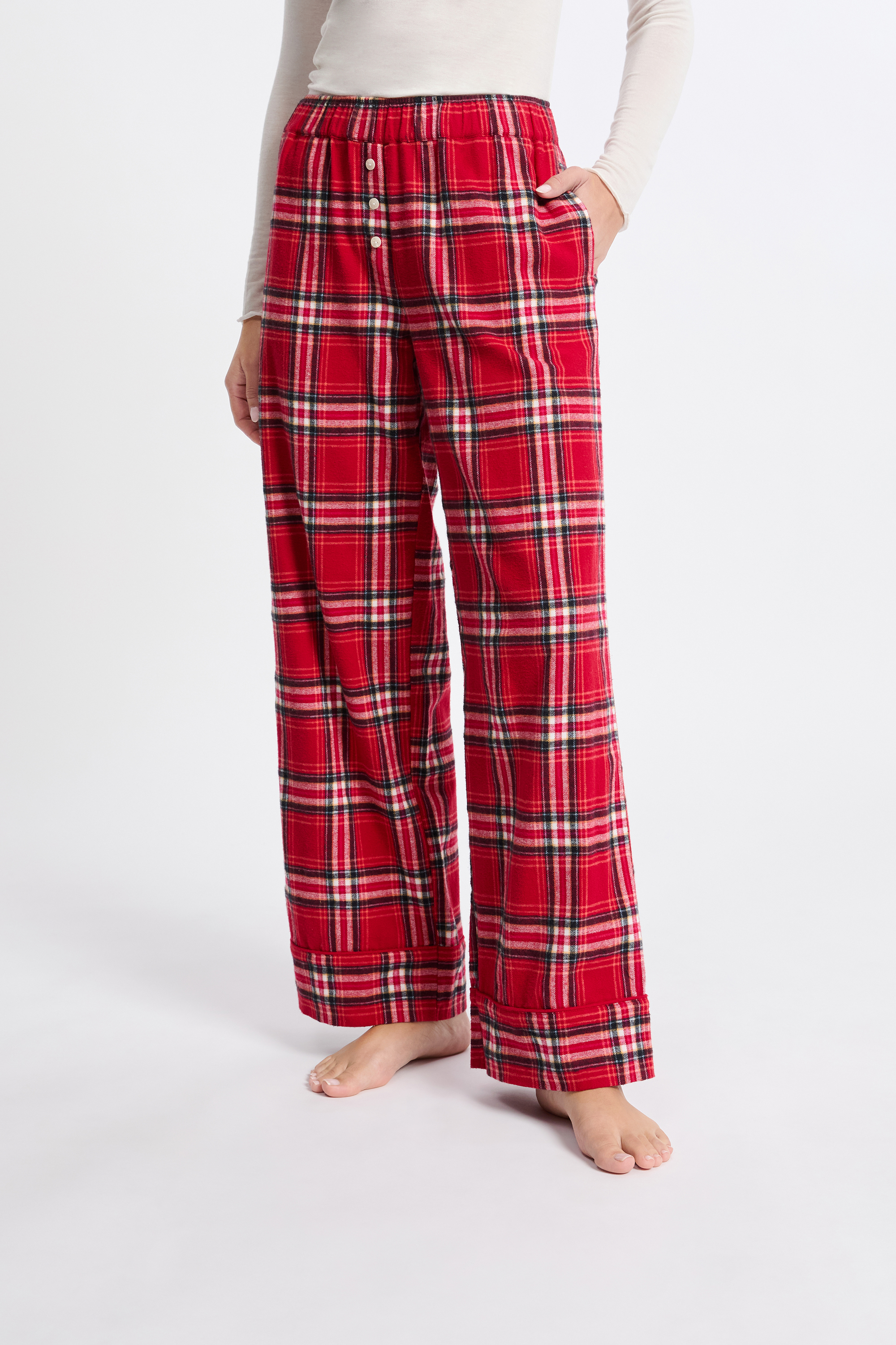 Pantalon de pyjama à carreaux en coton COTON - ETAM