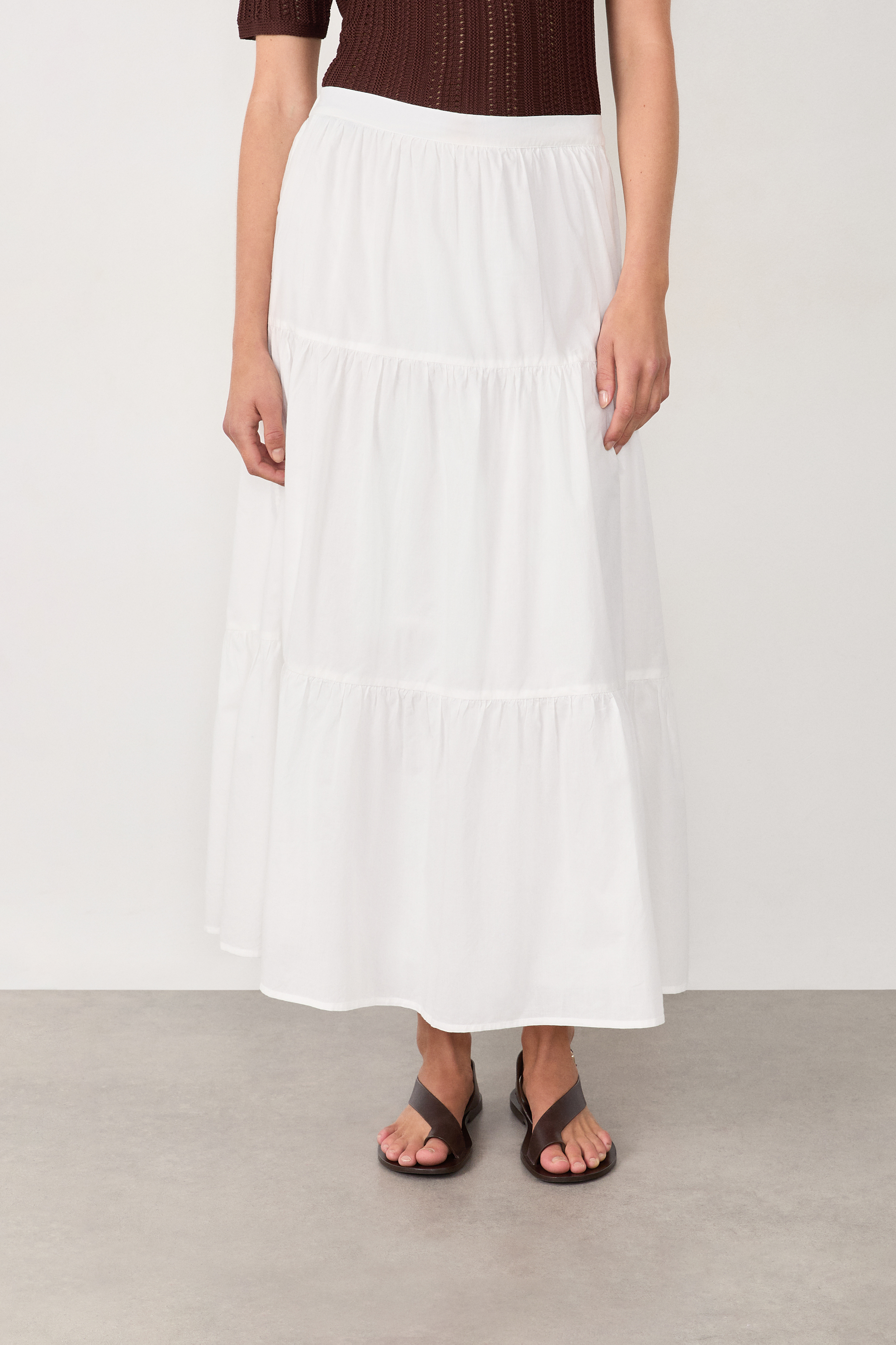 Jupe Crayon Etam Taille 42 - 55% Lin 45% Coton, Bleue, Neuve Sans Étiquettes