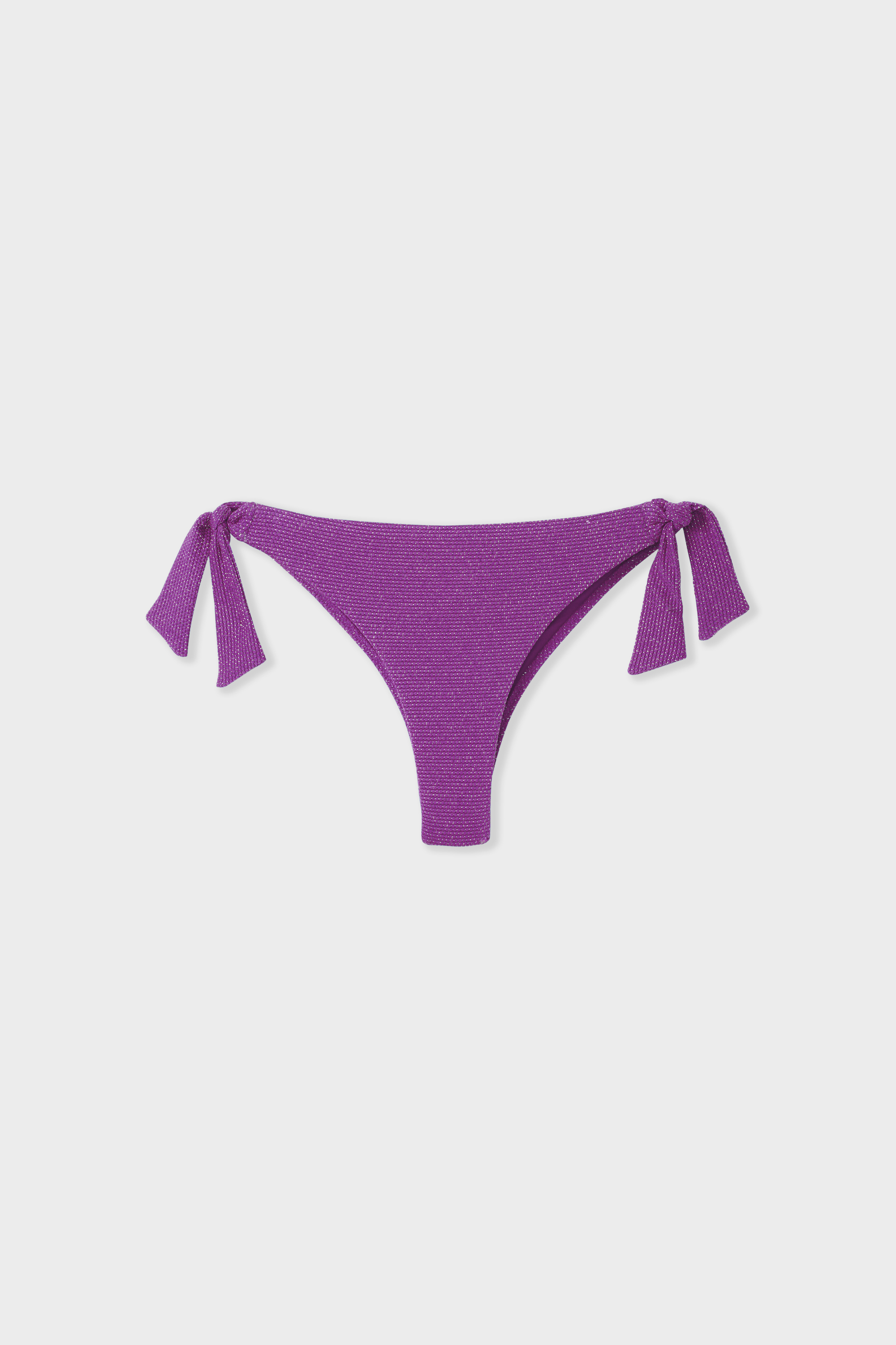 Bikini J.Crew à Nœuds Et Ceinture - Taille L, Bas Violet Brillant, Neuf Avec étiquette