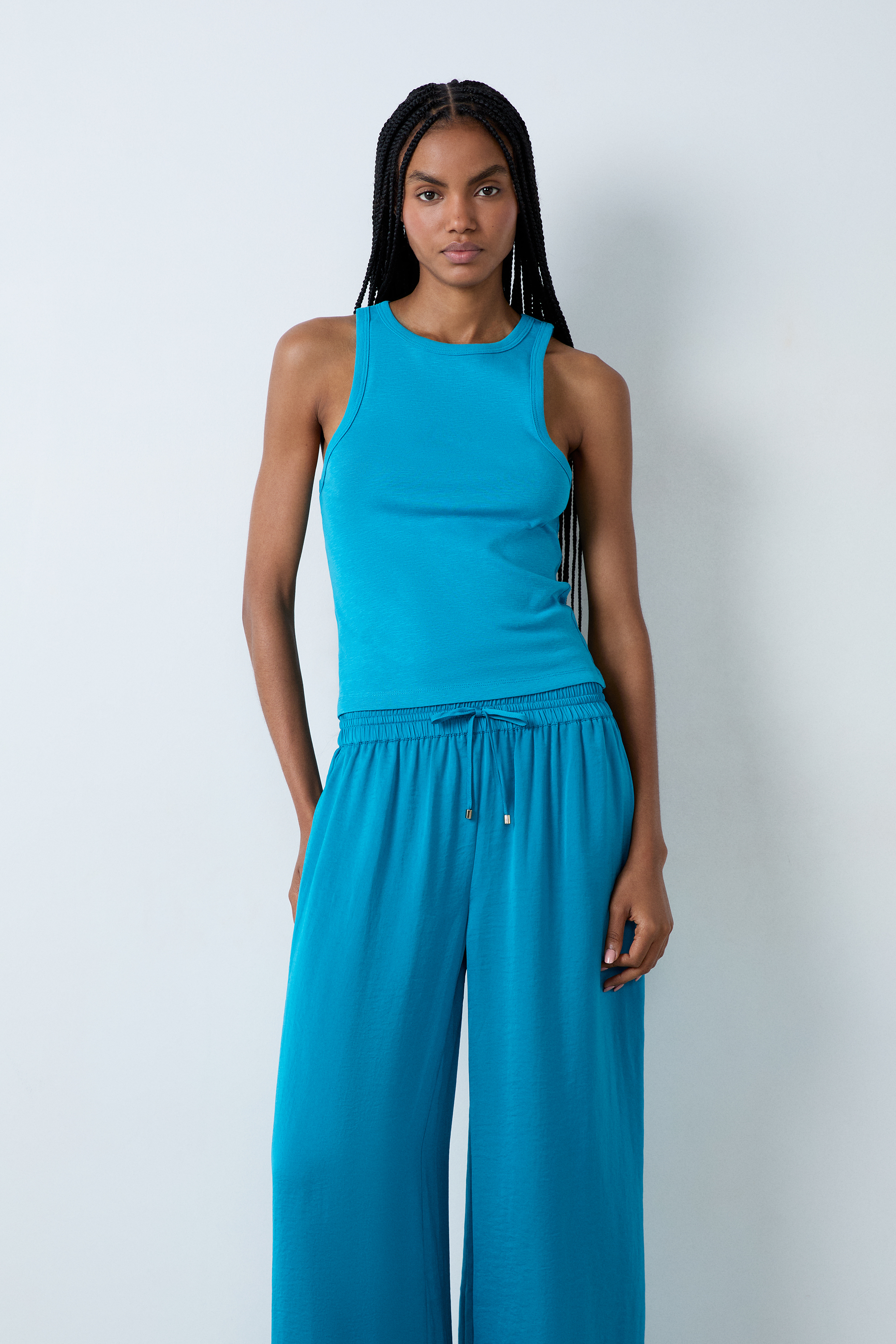 Mini robe SPIRITUAL GANGSTER Alessia taille M poches dos coureur blanc